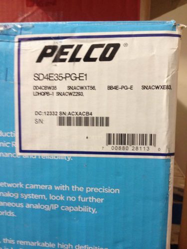 New Pelco SD4E35-PG-E1