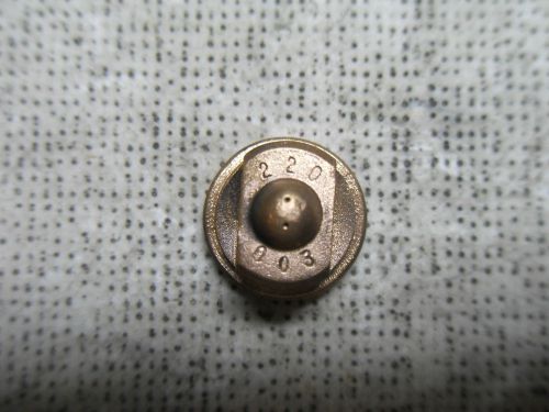 (rr1-2) 1 used nordson 220003 glue gun button nozzle for sale
