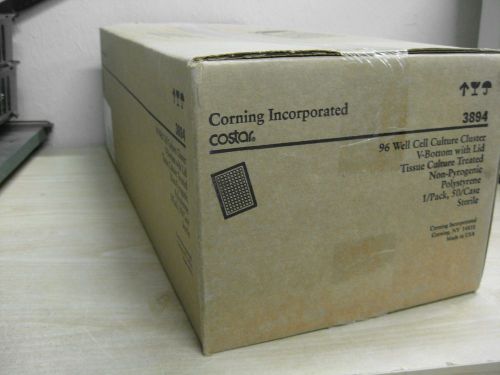 CORNING 3894,  96 Well Clear V-Bottom TC-Treated Microplate