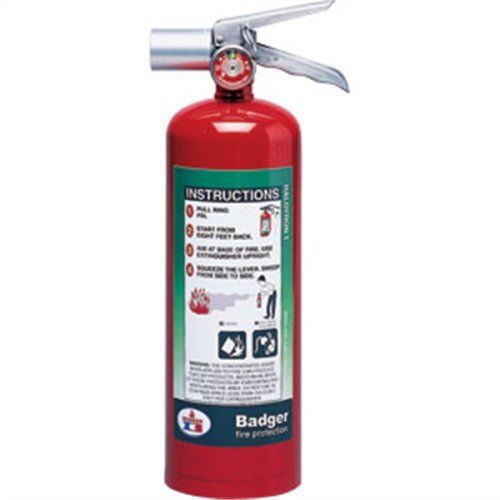 Badger™ extra 5 lb halotron i™ fire extinguisher w/ wall hook for sale