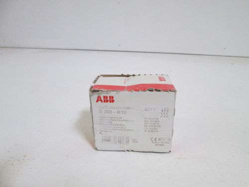 ABB CIRCUIT BREAKER S203-K10 *NEW IN BOX*
