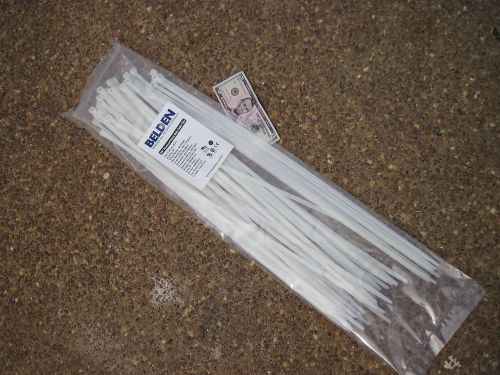 500 belden cable duct ties dt-24-120-9-l tyrap ty277m 24&#034; natural 10 bags of 50 for sale