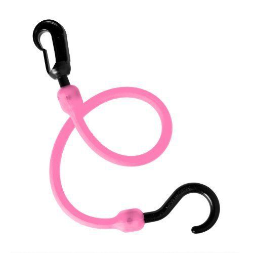 The Perfect Bungee 18-Inch Fixed End Bungee Cord with Nylon Hook and Clip, New