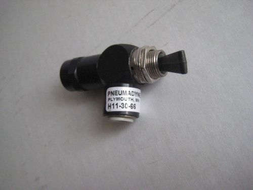 Pneumadyne h11-30-66 3-way normally closed valve, momentary toggle for sale