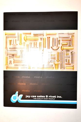 Jay-cee sales &amp; rivet co. inc. catalog #rr705 rivets rivet burs tinners rivets for sale