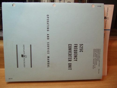 HP 525C Frequency Converter Unit Manual