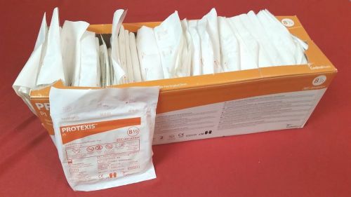 (50) New Surgical Gloves Protexis PI Sterile Medical Home Cleaning Work Size 8.5
