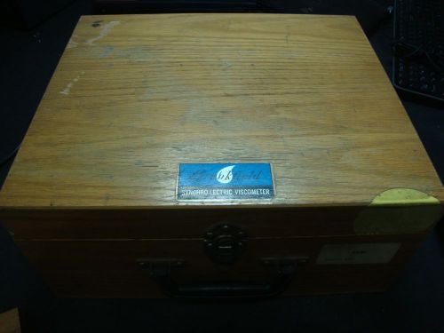 BROOKFIELD RVT VISCOMETER SPINDLE SET IN CASE And Carry Case, Base + More