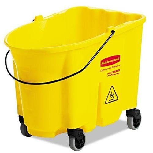 Rubbermaid® Commercial WaveBrake Bucket, 8.75gal, Yellow