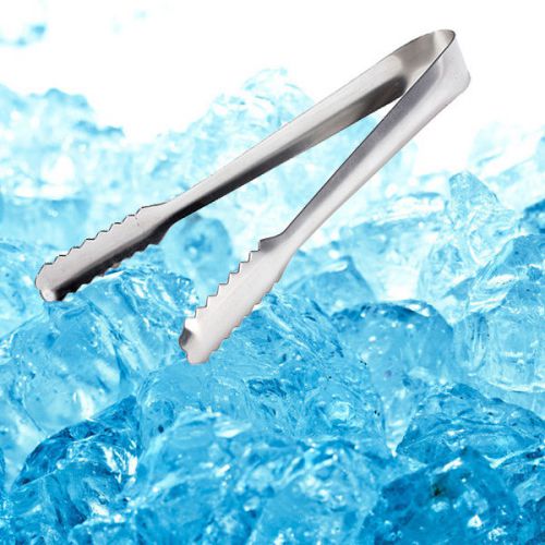 6 inch stainless steel ice tongs for food salad sweet bread cake for sale