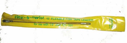 New Greenlee No. 439-1 12&#034; Flexible Fish Tape Leader for 1/8&#034; Steel Fish Tape