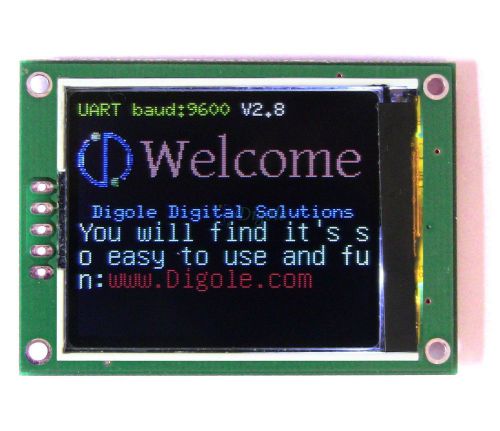 1.8&#034; Serial:UART/I2C/SPI True Color TFT LCD 160x128 Display Module for Arduino