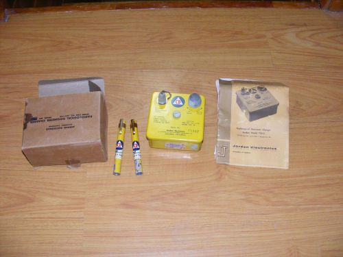 RADIOLOGICAL DOSIMETER CHARGER WITH 2 DOSIMETERS &amp; BOX