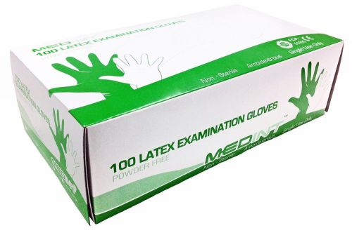 Medint latex powder free gloves xl examination glove 300/box medint for sale