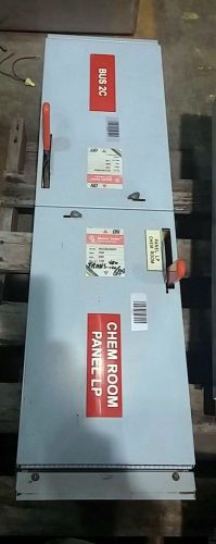 Fusible Switch Unit, GE Spectra Series, ADS36200HD 200 Amps 600 Volts (FS001)