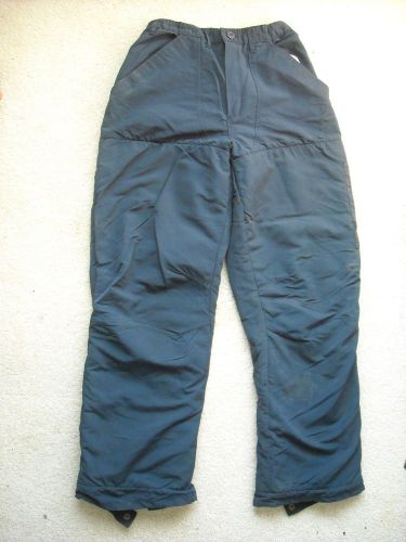 Husqvarna tidal wave chain saw leg protective pants ca28137- medium, navy blue. for sale