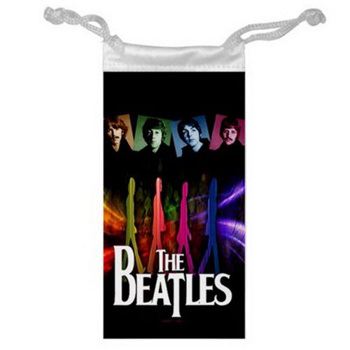 THE BEATLES Jewelry Bag or Glasses Cellphone Money for Gifts size 3&#034; x 6&#034; NEW