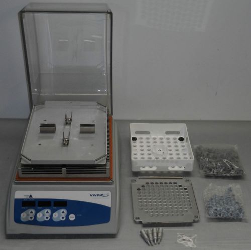 VWR 12620-930 Heated Mini Micro Incubating Microplate Shaker with accessories