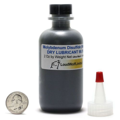 Molybdenum disulfide / 1.5 micron powder / 2 ounces / 99% pure / ships fast for sale