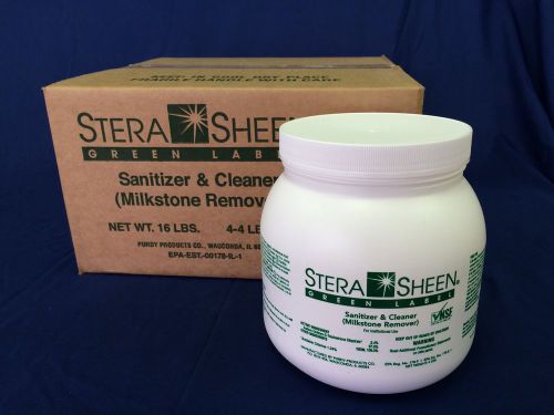 Stera Sheen Sanitizer - Green Label - Case of 4lb Jars