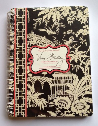 Vera bradley mini notebook with pocket, imperial toile for sale
