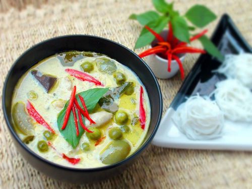 01  Recipe Thai Food Cuisine Green Curry Chicken Meal DIY Delivery FREE SHIPPING