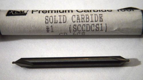 XLM Solid Carbide #1 Combinded Drill &amp; Countersink (SCCDCS1) Double End