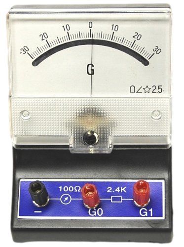 GALVANOMETER  ULTRA SENSITIVE +/- 30-0-30µA   SIMPLE POINTER ZEROING  ACCURATE