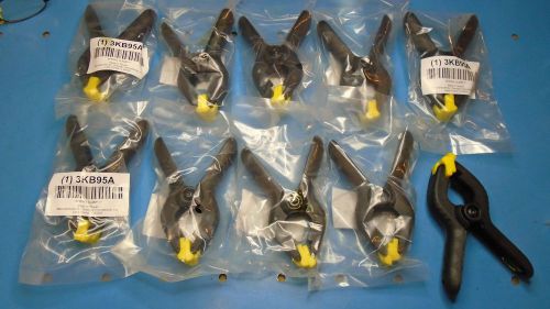 Free Ship, 10 Count Lot, Westward 3KB95 Spring Clamp, 1&#034; In Jaw Opening, No-Slip