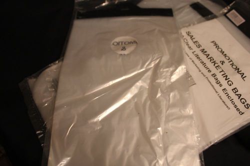 NEW 175 Clear Brochure bags AVON PLASTIC DOOR KNOB