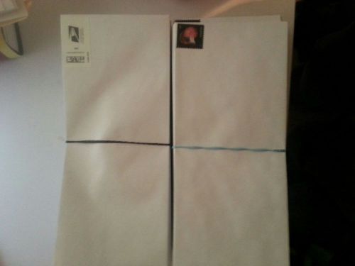 200 #10 security envelopes with Forever Stamp affixed FREE SHIP
