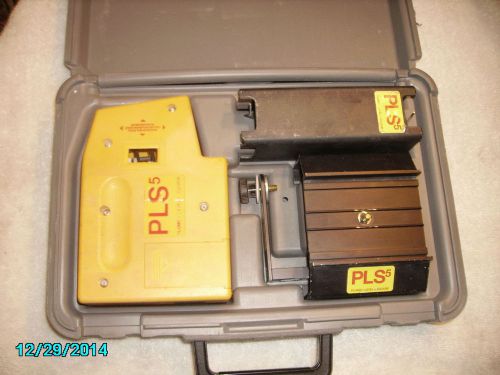 Used Pacific Laser Systems PLS 5 Laser Level Tool Kit