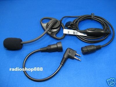 D Ring Ear Hanger Boom Mic for Motorola GP300 GP88 005m