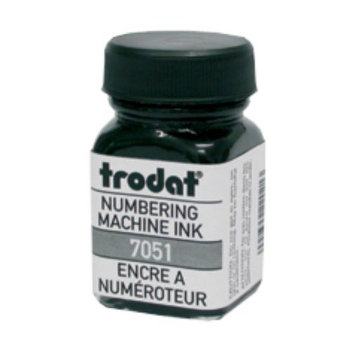 BLACK Trodat Numbering Machine Stamp Refill Ink 1oz Bottle