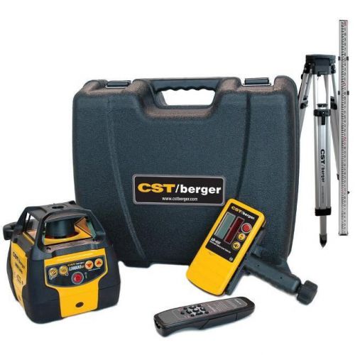 CST/Berger Rotary Laser Hz Package with Detector Tripod and Rod 57-LM800GRPKG