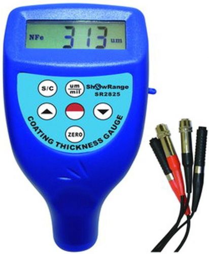 Sr2825f paint coating thickness meter gauge built-in f probes 1250?m ce mark for sale