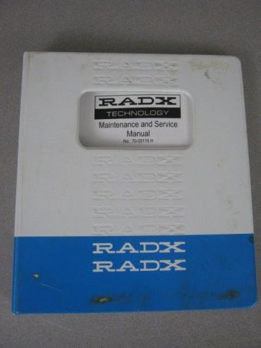 RADX Maintenance &amp; Service Manual for Panaromascope, Mammoscope, Multi-Scope