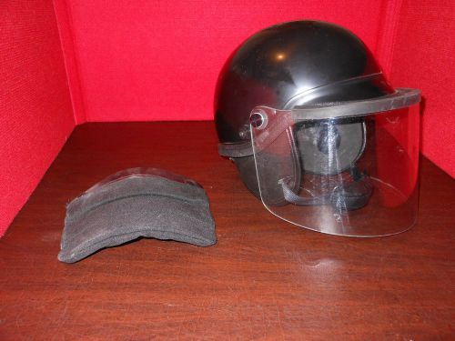 Riot Helmet with Face and Neck Shield Mfd. by Premier Crown Corp