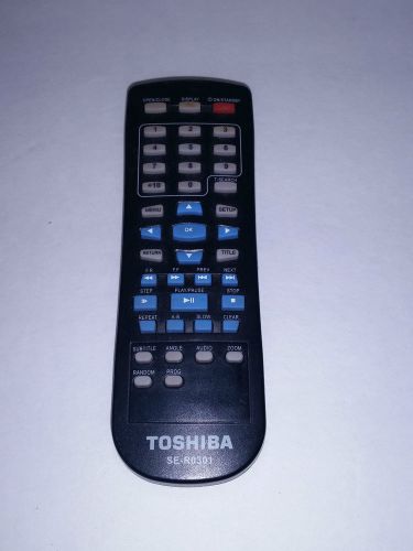 Toshiba SE-R0301 Remote Control DVD Player SD4100 SD4200 SD4300 SDK780 SD3300