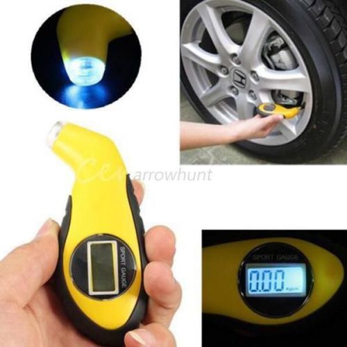 LCD Digital Tire Tyre Air Pressure Gauge Tester Tool For Auto Car Motorcycle