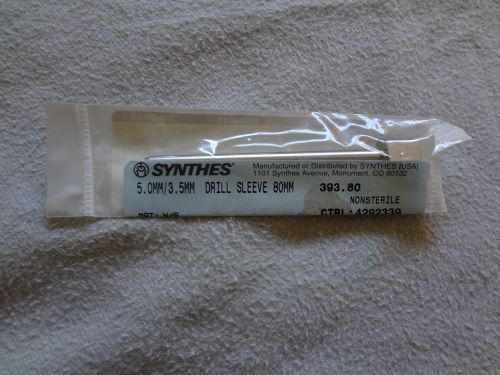 Synthes 5.0mm/3.5mm drill sleeve 80mm  393.80 for sale