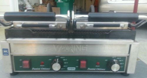 Waring wpg300 dual panini grill for sale