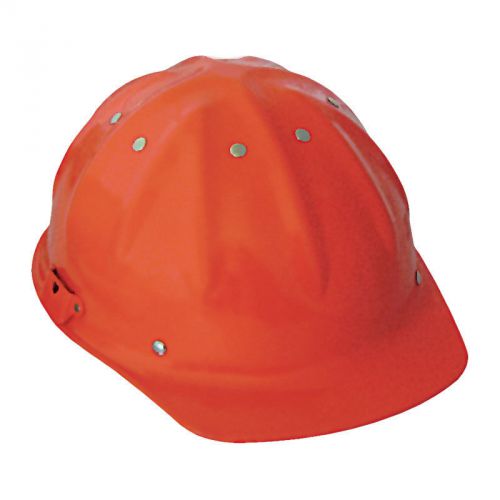 Aluminum cap style hard helmet 4 point ratchet suspention hard hat orange for sale