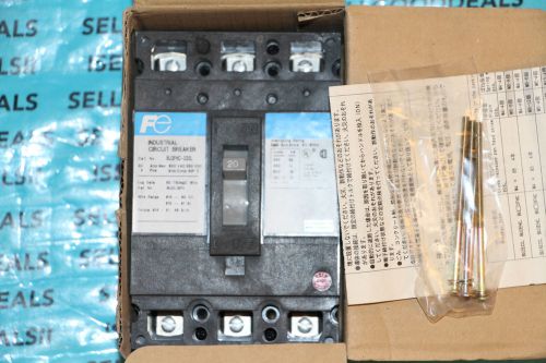 Fuji electric bu3fhc-020l circuit breaker 20 amp 3-pole bu3fhc020l new for sale