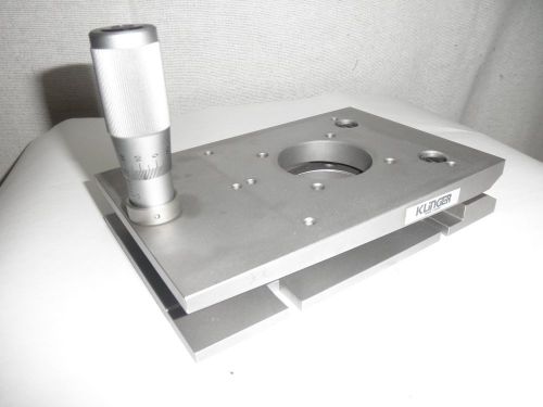 MICRO CONTROLE STAINLESS STEEL TILT PLATFORM STAGE 120MM 4.72 X 7.09 INCHES