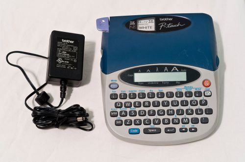 Brother P-Touch PT-1750 label maker with power cord and label tape
