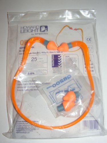 New Howard Leight Supra Aural QB2HYG Hearing Protection NRR 25 Ear Plugs w Extra