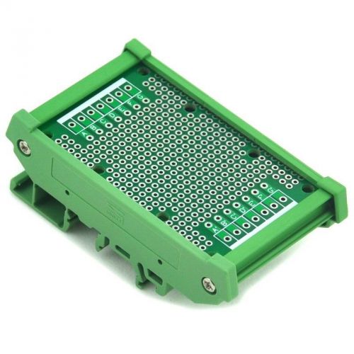 DIN Rail Mounting Carrier Housing with Prototype PCB, 1.87&#034; x 2.83&#034;