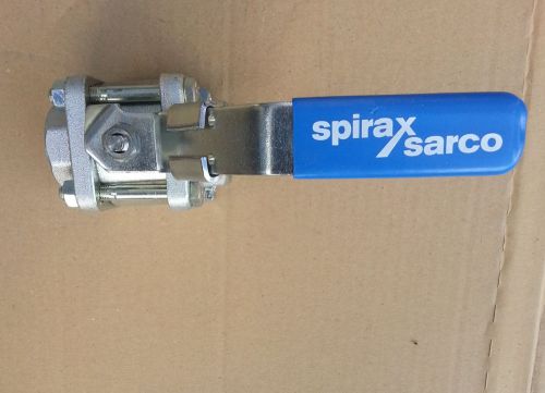 Spirax sarco 1&#034;  250 wsp -zinc plated carbon steel -grade 5- ball valve. new for sale
