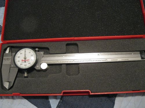 Starrett 120x-6 dial calipers carbide tips 0-6&#034; for sale